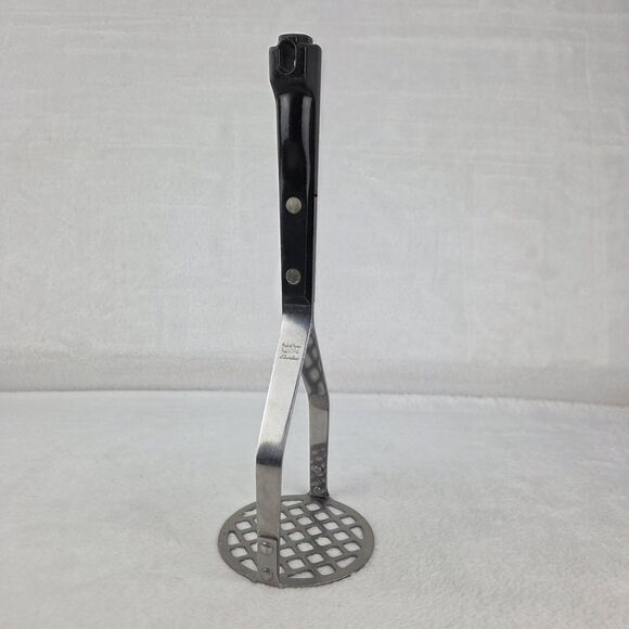 Other - Vintage Maid Of Honor Stainless Steel Potato Masher Black Handle 9.5”